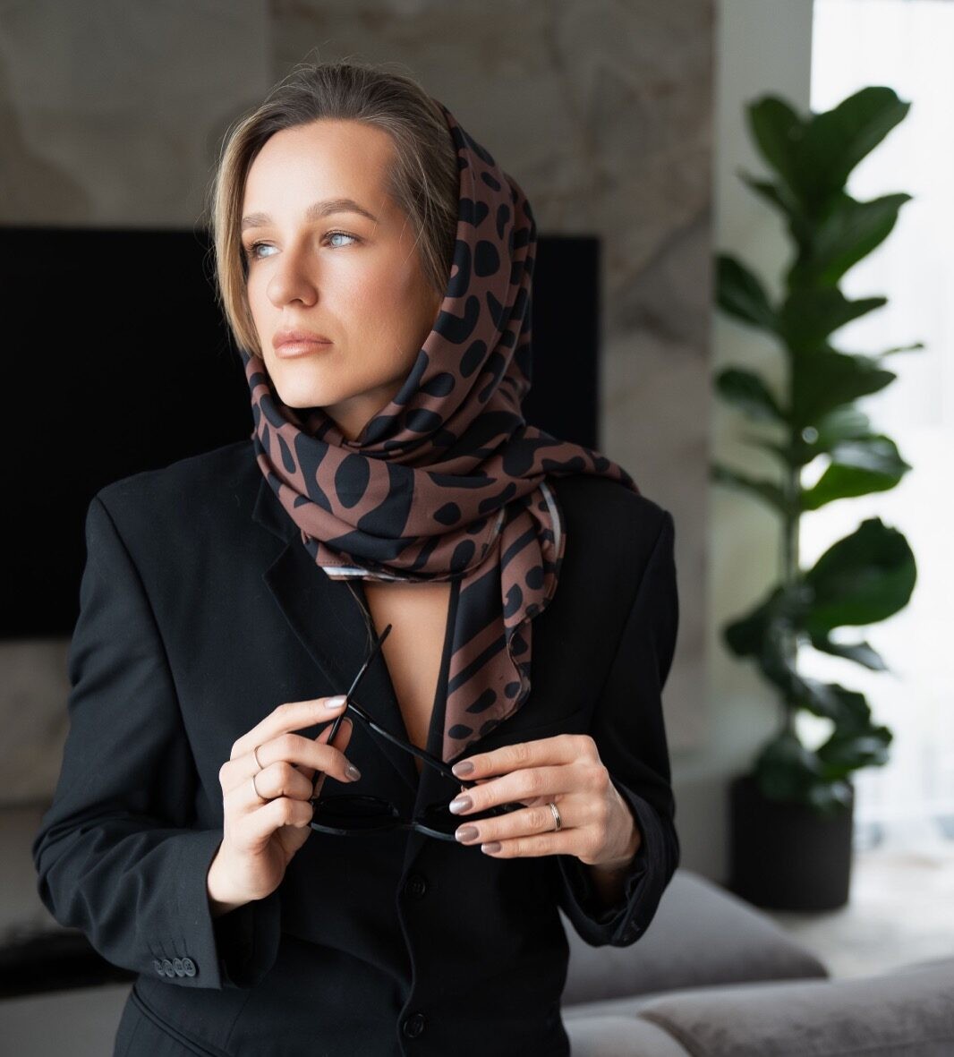Scarf Classic Leopard